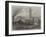 Metropolitan District Railway Works at Westminster-null-Framed Giclee Print