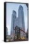 Metropolitan Government Building, Tocho, Shinjuku, Tokyo, Honshu, Japan, Asia-Christian Kober-Framed Stretched Canvas