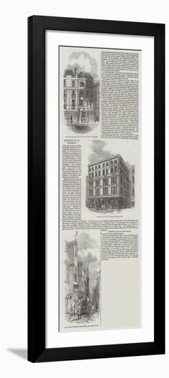 Metropolitan Improvements-null-Framed Giclee Print