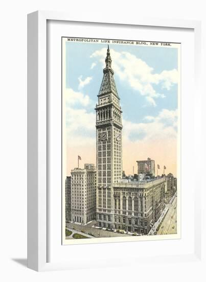 Metropolitan Life Insurance Building, New York City-null-Framed Art Print