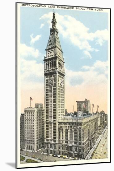 Metropolitan Life Insurance Building, New York City-null-Mounted Art Print