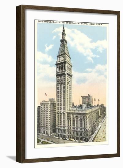 Metropolitan Life Insurance Building, New York City-null-Framed Art Print