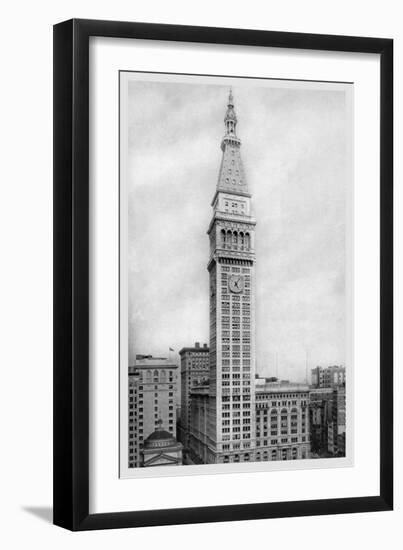 Metropolitan Life Insurance Tower, 1911-Moses King-Framed Art Print