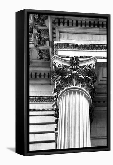 Metropolitan Museum of Art Column, NYC-Jeff Pica-Framed Stretched Canvas