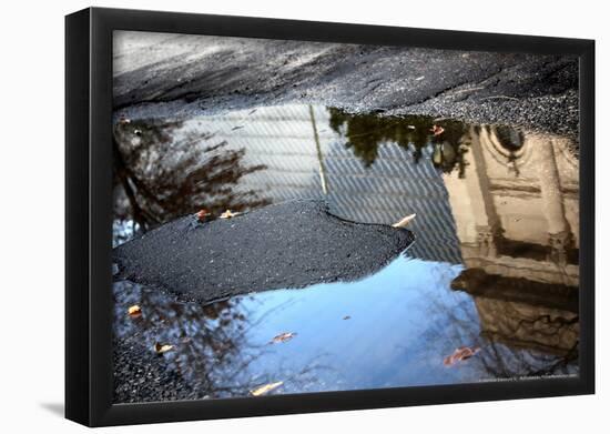 Metropolitan Museum of Art Reflection-null-Framed Poster