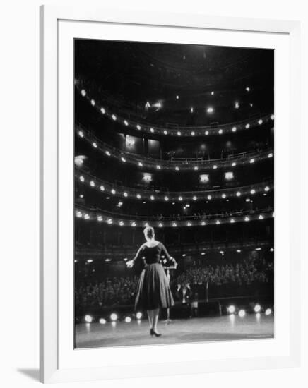 Metropolitan Opera Auditions-Walter Sanders-Framed Photographic Print