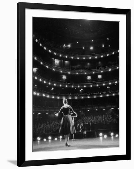 Metropolitan Opera Auditions-Walter Sanders-Framed Photographic Print