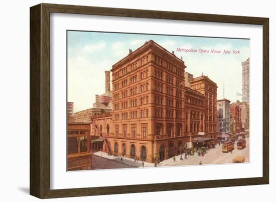 Metropolitan Opera House, New York City-null-Framed Art Print