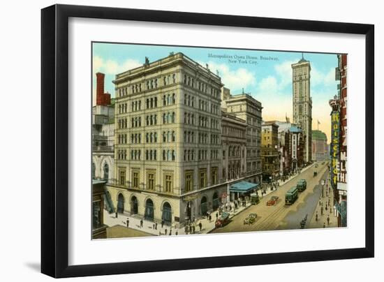 Metropolitan Opera House, New York City-null-Framed Art Print