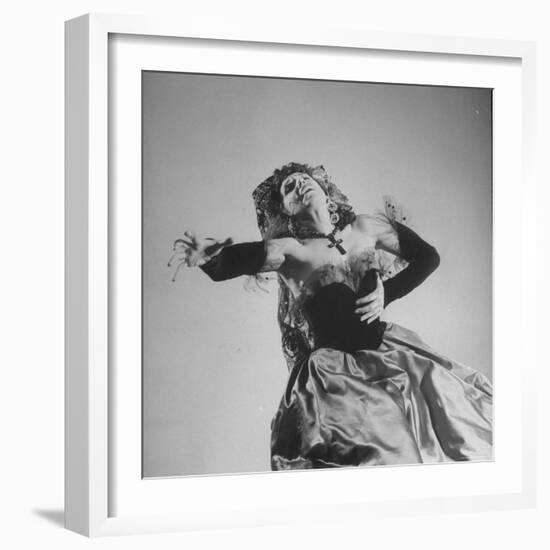 Metropolitan Opera Mezzo Soprano Rise Stevens in the Title Role of Bizet's "Carmen."-Walter Sanders-Framed Premium Photographic Print