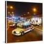 Metropolitan Police Car at the Scene of a Road Traffic Accident-null-Stretched Canvas