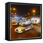 Metropolitan Police Car at the Scene of a Road Traffic Accident-null-Framed Stretched Canvas