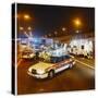 Metropolitan Police Car at the Scene of a Road Traffic Accident-null-Stretched Canvas