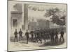 Metropolitan Police Learning the Cutlass Exercise at the Wellington Barracks-null-Mounted Giclee Print