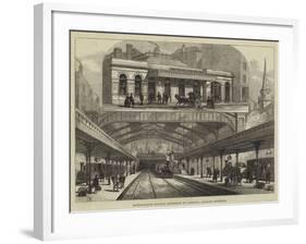 Metropolitan Railway Extension to Aldgate, Aldgate Terminus-Frank Watkins-Framed Giclee Print