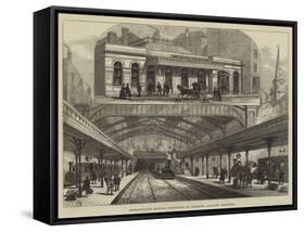 Metropolitan Railway Extension to Aldgate, Aldgate Terminus-Frank Watkins-Framed Stretched Canvas