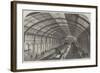 Metropolitan Railway Western Extension, Interior of the Kensington Station-null-Framed Giclee Print