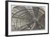 Metropolitan Railway Western Extension, Interior of the Kensington Station-null-Framed Giclee Print