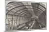 Metropolitan Railway Western Extension, Interior of the Kensington Station-null-Mounted Giclee Print