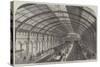 Metropolitan Railway Western Extension, Interior of the Kensington Station-null-Stretched Canvas