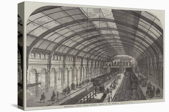 Metropolitan Railway Western Extension, Interior of the Kensington Station-null-Stretched Canvas