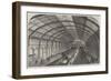 Metropolitan Railway Western Extension, Interior of the Kensington Station-null-Framed Giclee Print