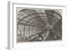 Metropolitan Railway Western Extension, Interior of the Kensington Station-null-Framed Giclee Print