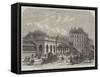 Metropolitan Railway Western Extension, the Paddington Station-null-Framed Stretched Canvas