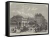 Metropolitan Railway Western Extension, the Paddington Station-null-Framed Stretched Canvas