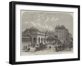 Metropolitan Railway Western Extension, the Paddington Station-null-Framed Giclee Print