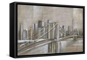 Metropolitan Skyline I-Ethan Harper-Framed Stretched Canvas