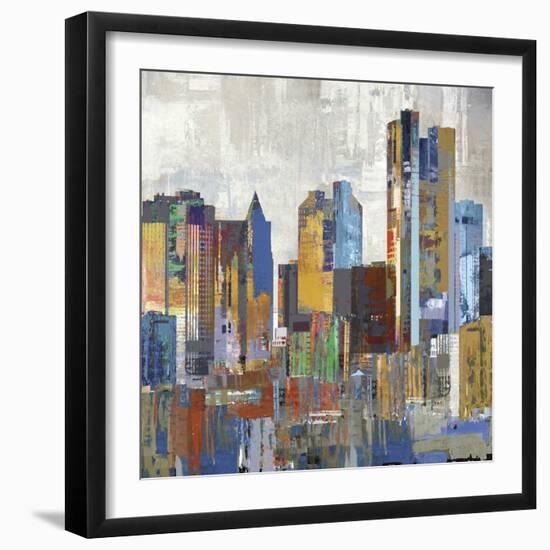 Metropolitan Skyline-Paul Duncan-Framed Giclee Print