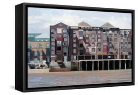 Metropolitan Wharf, 2006-Peter Wilson-Framed Stretched Canvas