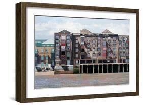 Metropolitan Wharf, 2006-Peter Wilson-Framed Giclee Print