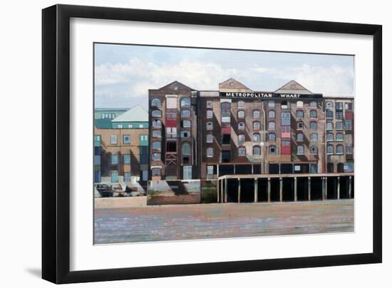 Metropolitan Wharf, 2006-Peter Wilson-Framed Giclee Print