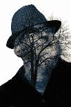 Collage of the Man in A Hat and Trees-metrs-Stretched Canvas