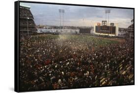 Mets Fans Bombarding the Field-null-Framed Stretched Canvas