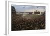 Mets Fans Bombarding the Field-null-Framed Photographic Print