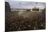 Mets Fans Bombarding the Field-null-Mounted Photographic Print