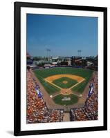 Mets Game at Shea Stadium-null-Framed Photographic Print