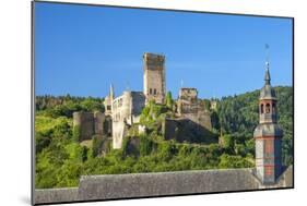 Metternich Castle About Saint Josef Church, Beilstein, Moselle River, Rhineland-Palatinate, Germany-Chris Seba-Mounted Photographic Print