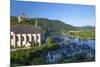 Metternich Castle About Saint Josef Church, Local Overview Beilstein, Rhineland-Palatinate-Chris Seba-Mounted Photographic Print