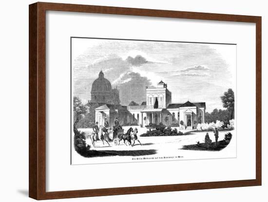 Metternich's Residence-null-Framed Art Print