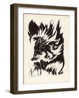 Metzengerstein, the Fiery Horse-Arthur Rackham-Framed Art Print