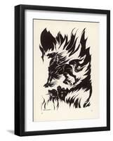 Metzengerstein, the Fiery Horse-Arthur Rackham-Framed Art Print