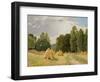 Meules De Foin a Preobrajenskoie, Russie  (Haystacks, Preobrazhenskoe) Peinture D' Ivan Chichkine-Ivan Ivanovich Shishkin-Framed Giclee Print