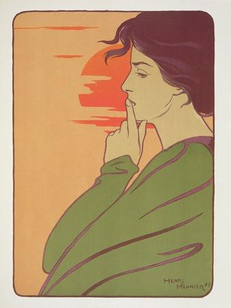 The Hour of Silence, 1897, from 'L'Estampe Moderne', Published Paris 1897-99