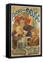 Meuse Beer, 1897-Alphonse Mucha-Framed Stretched Canvas