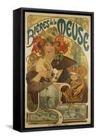 Meuse Beer; Bieres De La Meuse, 1897-Alphonse Mucha-Framed Stretched Canvas