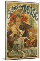 Meuse Beer; Bieres De La Meuse, 1897-Alphonse Mucha-Mounted Giclee Print